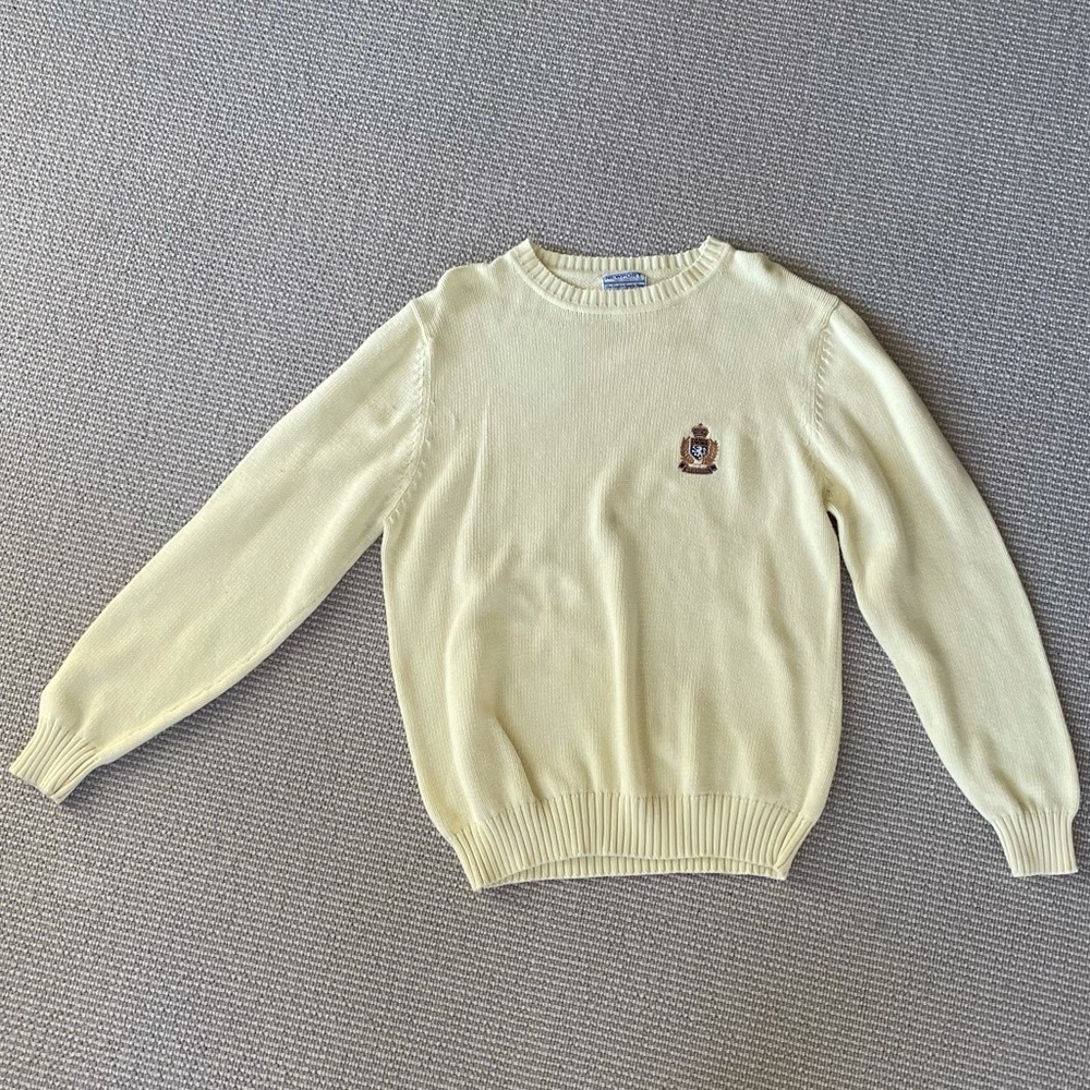 Cotton crewneck sweater